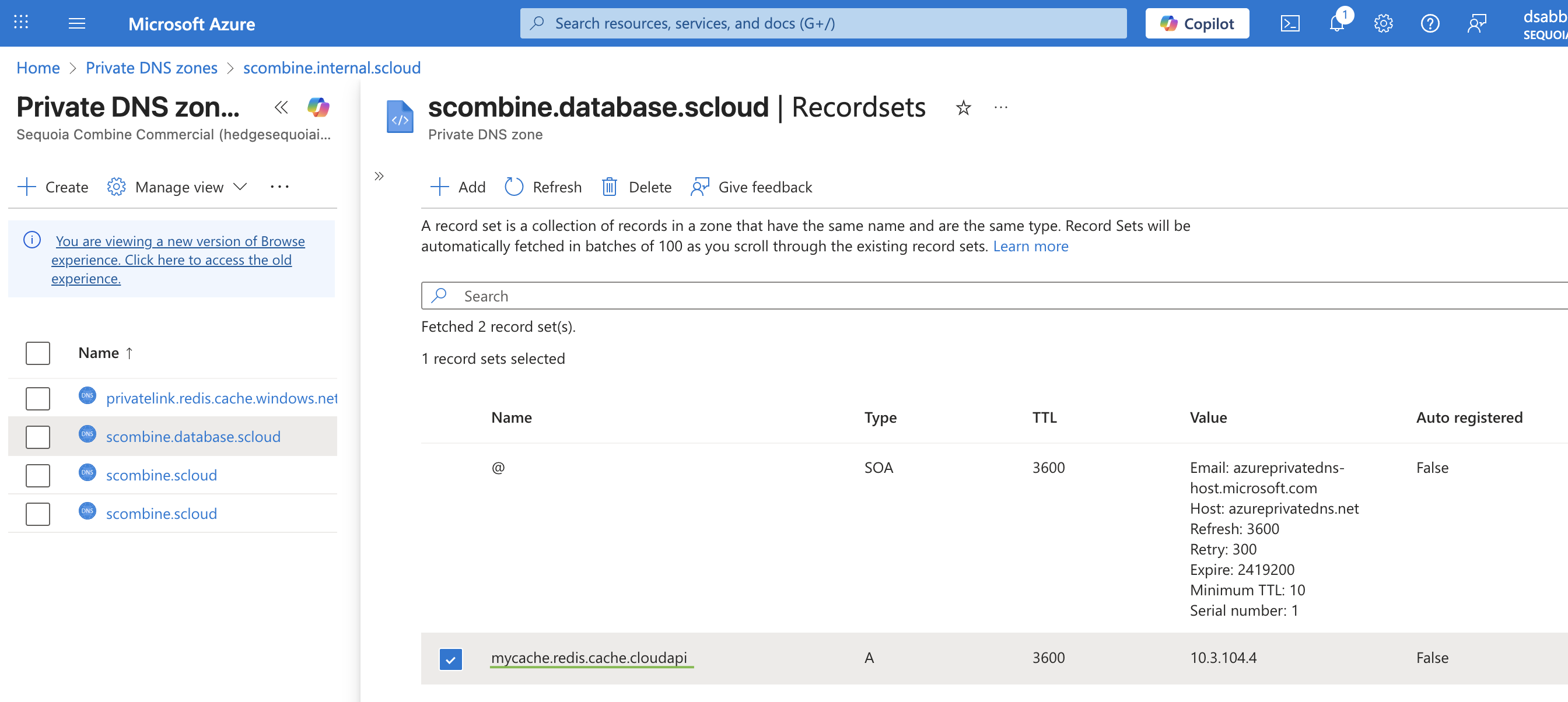 Combine Additional DNS Zone